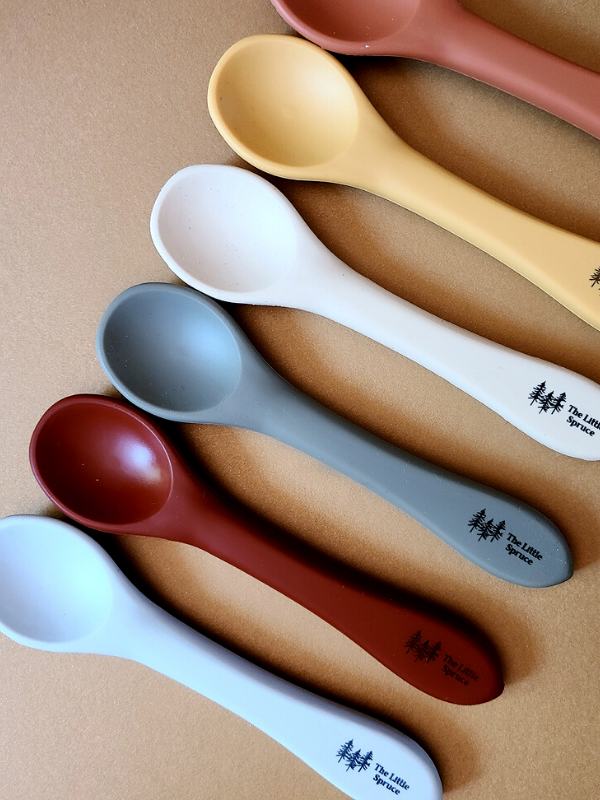 Baby Silicone Spoon - Clay – The Little Spruce Co