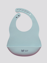 Load image into Gallery viewer, The Little Spruce silicone baby bib, pebble
